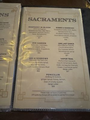 Menu photo 3 Bible Club Portland, OR