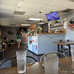 Interior of restaurant
