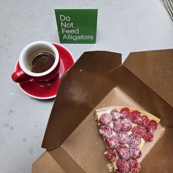 Do Not Feed Alligators - Espresso and raspberry tart - Bookstores Near Me - New York, New York Do Not Feed Alligators - Espresso and raspberry tart - Bookstores Near Me - New York, New York