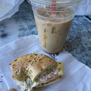 ChocObean - Baja bagel and a caramel macchiato - Bagels Near Me - Mission Viejo, California ChocObean - Baja bagel and a caramel macchiato - Bagels Near Me - Mission Viejo, California