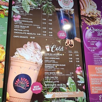 Con Azucar Cafe - Menu - Coffee & Tea Near Me - Manteca, California Con Azucar Cafe - Menu - Coffee & Tea Near Me - Manteca, California