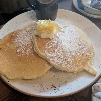 Rustic Root - Lemon Ricotta Pancakes - New American Near Me - Woodbury, New York Rustic Root - Lemon Ricotta Pancakes - New American Near Me - Woodbury, New York