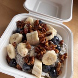 Working Class Coffee - Chia pudding with nuts, berries and banana