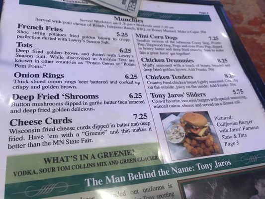 Menu photo 3 Tony Jaros' River Garden Minneapolis, MN Menu photo 3 Tony Jaros' River Garden Minneapolis, MN