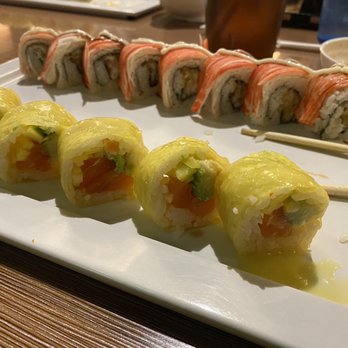 Sushi Bomb - Mango roll and crazy monkey roll - Japanese Near Me - Pittsburgh, Pennsylvania Sushi Bomb - Mango roll and crazy monkey roll - Japanese Near Me - Pittsburgh, Pennsylvania