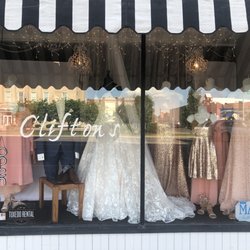 Clifton's Couture - Blush/coral Wedding Window