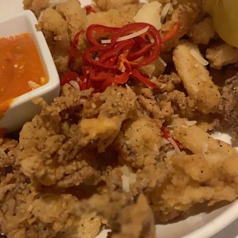 Firefly - Peppered Rings Of Calamari - Steakhouses Near Me - Panama City Beach, Florida