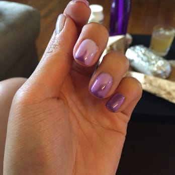 Brisa's Nail Salon - Color changing gel manicure! - Nail Salons Near Me - Edison, New Jersey