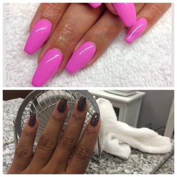 Beverly Nails - The top is what I asked for and the bottom is what I got...nothing alike. Now I'm back to where I started with "No nail" - Nail Salons Near Me - Leland, North Carolina