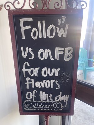Menu photo 5 Callahan's Coffee & Cones Discovery Bay, CA