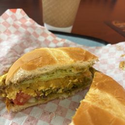 Masala Paneer burger & chai Masala Paneer burger & chai