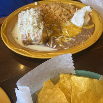 Casa Tequila Mexican Restaurant  - #5. Chimichanga Combo - New Mexican Cuisine Near Me - Stuart, Florida