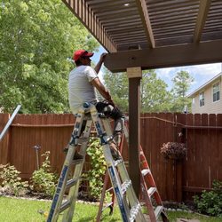 Luxurious Construction - Pergola was lowered 4 inches in the front.