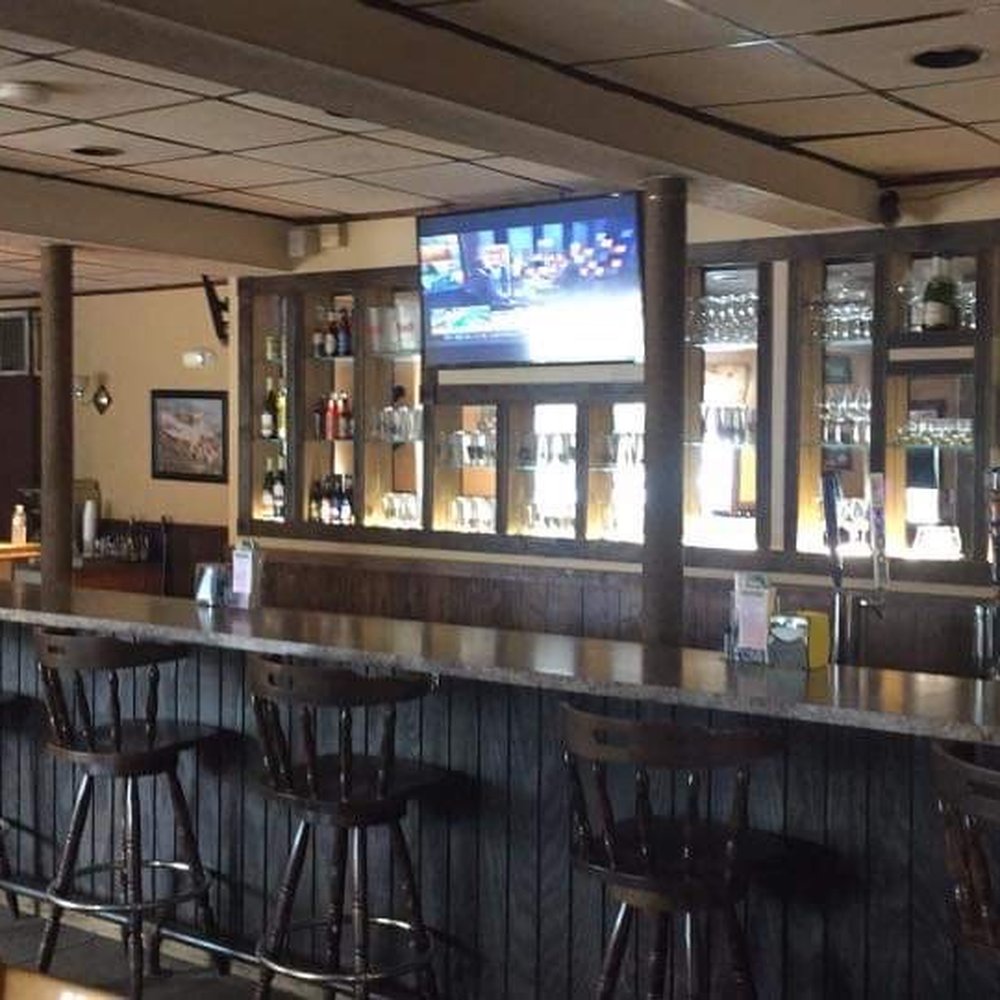 the bar area of a dairy express restaurant
