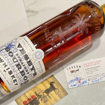 The Tavern at Rainbow Row - 10/21/2020-Scott Blackwell's pick for Charleston (SC) Bourbon and a cool, keepsake bottle (TAVERN WINE & SPIRITS EST. 1686)-@scharlespierce - Beer, Wine & Spirits Near Me - Charleston, South Carolina The Tavern at Rainbow Row - 10/21/2020-Scott Blackwell's pick for Charleston (SC) Bourbon and a cool, keepsake bottle (TAVERN WINE & SPIRITS EST. 1686)-@scharlespierce - Beer, Wine & Spirits Near Me - Charleston, South Carolina