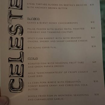Celeste - Seafood Near Me - San Juan, Puerto Rico