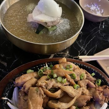 Master Kim's Tofu House - Cold noodles with Chicken Bulgogi Combo - Korean Near Me - Las Vegas, Nevada Master Kim's Tofu House - Cold noodles with Chicken Bulgogi Combo - Korean Near Me - Las Vegas, Nevada