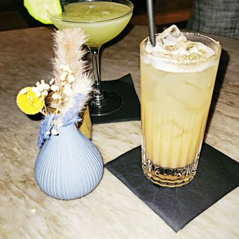 Black Rail Kitchen + Bar - Apple Bomb & Casablanca cocktails - Mediterranean Near Me - Carlsbad, California