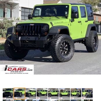 Icars - The listing of the jeep I bought from Peter - Used Car Dealers Near Me - Burbank, California