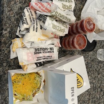 Taco Bueno - the contents of a meal - Mexican Near Me - Desoto, Texas