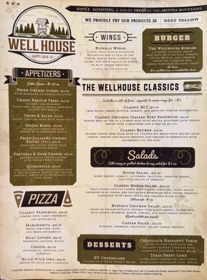 Menu photo 2 The Wellhouse Happy Jack, AZ