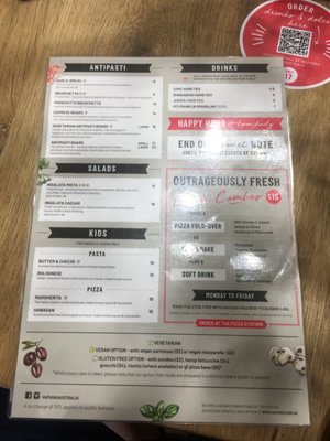 Menu photo 1 Vapiano Sydney, NSW Menu photo 1 Vapiano Sydney, NSW