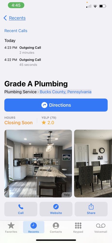 Slide of Grade A Plumbing
