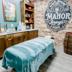 Waccamaw Medical Spa - "The Manor"  A sophisticated retreat with cigar and whiskey vibes, designed exclusively for our male patients to unwind in style.