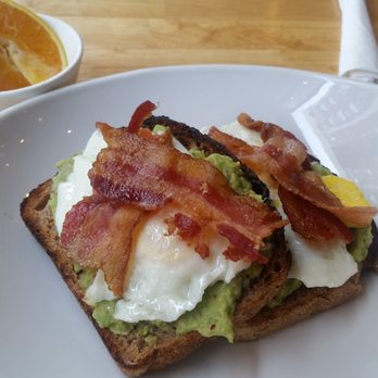 Cure Coffeehouse - Avocado toast with fried eggs and bacon - Coffee & Tea Near Me - Norfolk, Virginia Cure Coffeehouse - Avocado toast with fried eggs and bacon - Coffee & Tea Near Me - Norfolk, Virginia