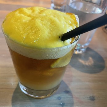 Moku Kitchen - Mai Tai with Lilikoi foam - Cocktail Bars Near Me - Honolulu, Hawaii Moku Kitchen - Mai Tai with Lilikoi foam - Cocktail Bars Near Me - Honolulu, Hawaii