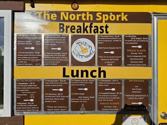 Menu photo 1 The North Spork Post Falls, ID Menu photo 1 The North Spork Post Falls, ID