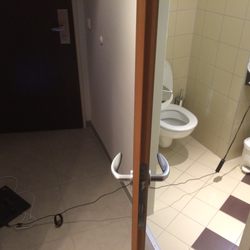 Mercure Graz City - My setup for working online. Looks comfy doesn't it?