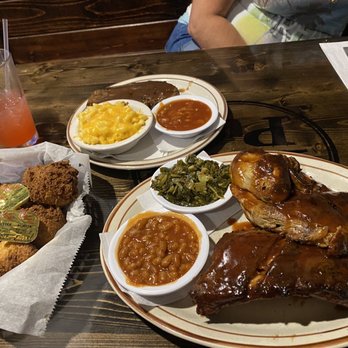 28th St. Pit & Pub - Barnyard Combo and smoked meatloaf - Barbeque Near Me - Ocean City, Maryland