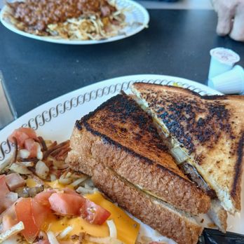 Waffle House - Patty melt with hash browns. - Diners Near Me - London, Ohio Waffle House - Patty melt with hash browns. - Diners Near Me - London, Ohio