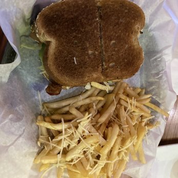 Neighbors Tap & Cook House - BLTA Sandwich with Garlic Fries - Bars Near Me - Clovis, California