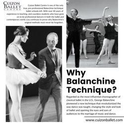 Cuizon Ballet Centre - Why Balanchine Technique?