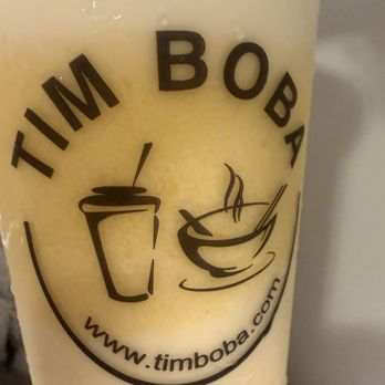 Tim Boba - Mango avalanche - Bubble Tea Near Me - Riverside, California