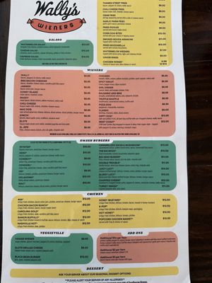 Menu photo 4 Wally's Wieners Newport, RI