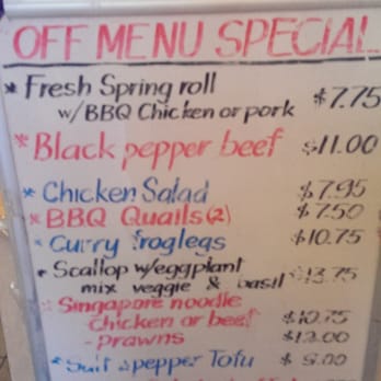 Pho Viet - Yea. Wonton on bottom of specials board. - Vietnamese Near Me - San Rafael, California Pho Viet - Yea. Wonton on bottom of specials board. - Vietnamese Near Me - San Rafael, California