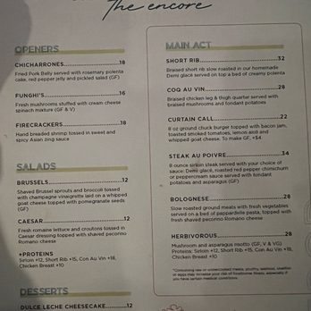 Mayflower - The Encore - Menu - Cocktail Bars Near Me - Troy, Ohio