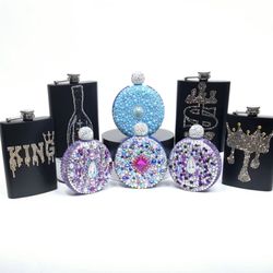 GettinCraftyWitit - Bling Flasks