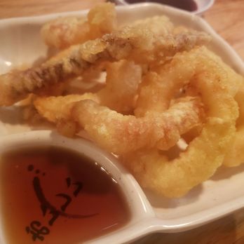 Sakura Sushi - Do not order their calamari, it is like trying to eat a rubber ball. Worst I've ever been served. - Sushi Bars Near Me - Schaumburg, Illinois Sakura Sushi - Do not order their calamari, it is like trying to eat a rubber ball. Worst I've ever been served. - Sushi Bars Near Me - Schaumburg, Illinois