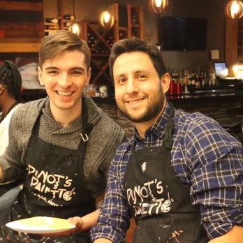 Pinot's Palette - Photo together - Paint & Sip Near Me - Chicago, Illinois Pinot's Palette - Photo together - Paint & Sip Near Me - Chicago, Illinois