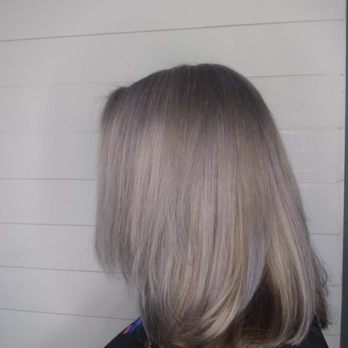 Salon Purple - After second session with highlights and toner. - Hair Salons Near Me - Fort Worth, Texas Salon Purple - After second session with highlights and toner. - Hair Salons Near Me - Fort Worth, Texas