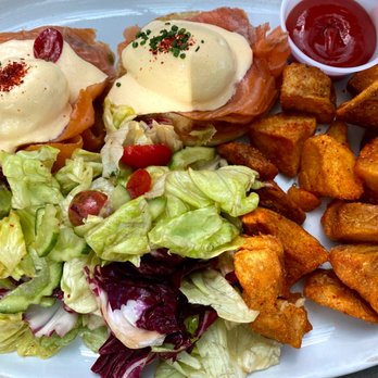 Openaire - Salmon Benedict - New American Near Me - Los Angeles, California Openaire - Salmon Benedict - New American Near Me - Los Angeles, California