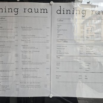 Dining Raum - Menu - Cafes Near Me - Frankfurt, HE