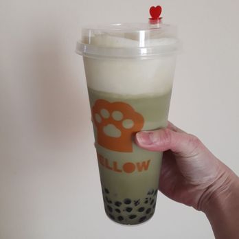 Mellow Tea Studio - Matcha cheese foam with boba. - Bubble Tea Near Me - Redondo Beach, California Mellow Tea Studio - Matcha cheese foam with boba. - Bubble Tea Near Me - Redondo Beach, California