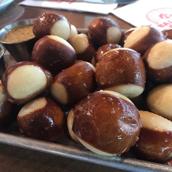Ballast Point - Pretzel bites with cheese sauce and whole grain mustard. Outstanding appetizer. - Brewpubs Near Me - Anaheim, California Ballast Point - Pretzel bites with cheese sauce and whole grain mustard. Outstanding appetizer. - Brewpubs Near Me - Anaheim, California