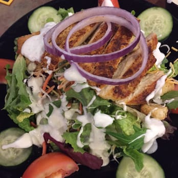 Buffalo Wild Wings - Have we been doing BWW all wrong? Check out the salad with blackened chicken! - Chicken Wings Near Me - Irvine, California