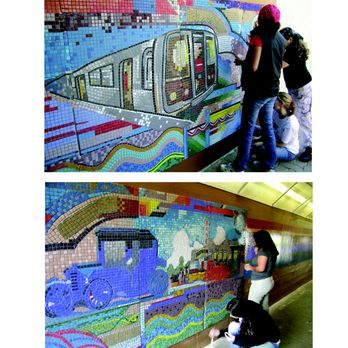 Arts on the Block - Mosaic Metro commission - Art Galleries Near Me - Silver Spring, Maryland